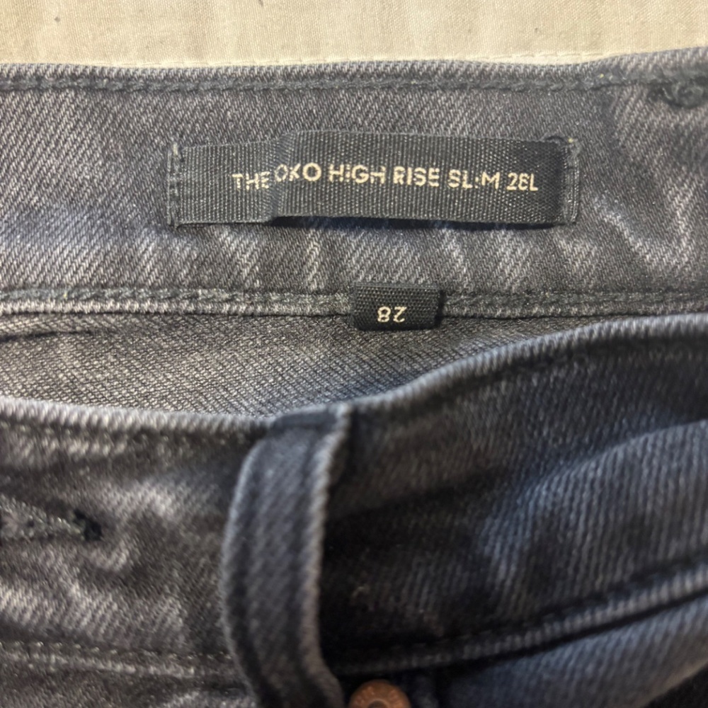 Denim Forum Yoko High Rise Slim 28L Black - Picture 11 of 11